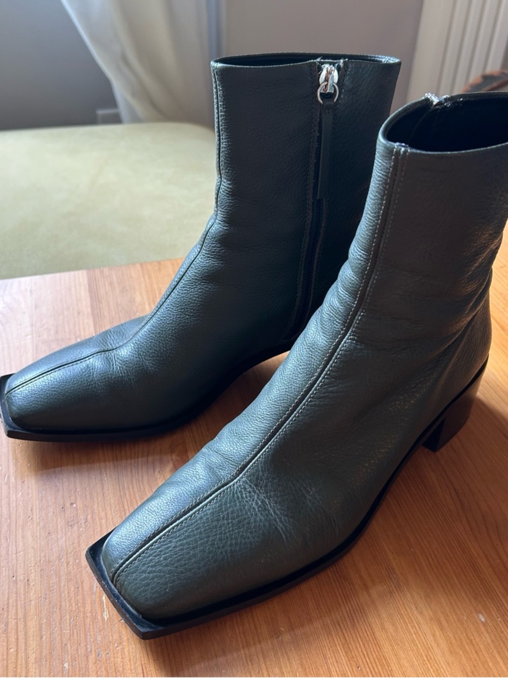 Maguire Palma Kale - Green Leather Ankle Boot
